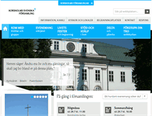 Tablet Screenshot of korsholmssvenskaforsamling.fi